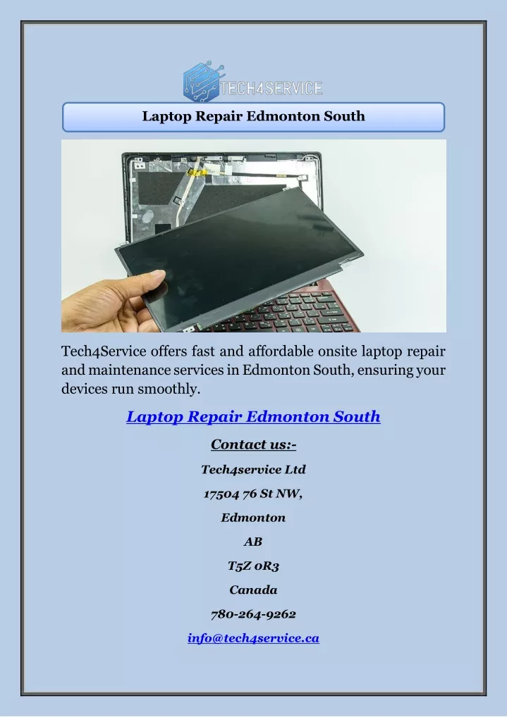 laptop repair edmonton south