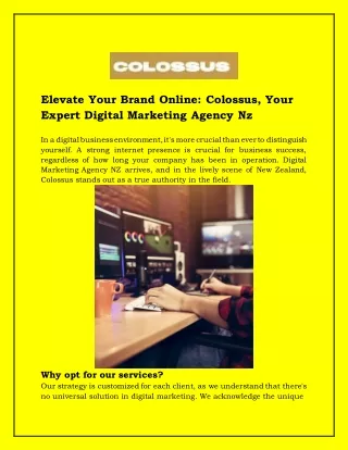 Digital Marketing Agency Auckland