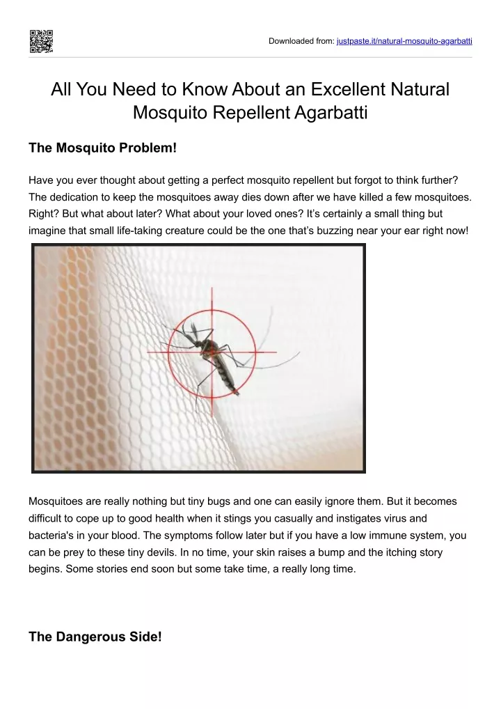 downloaded from justpaste it natural mosquito