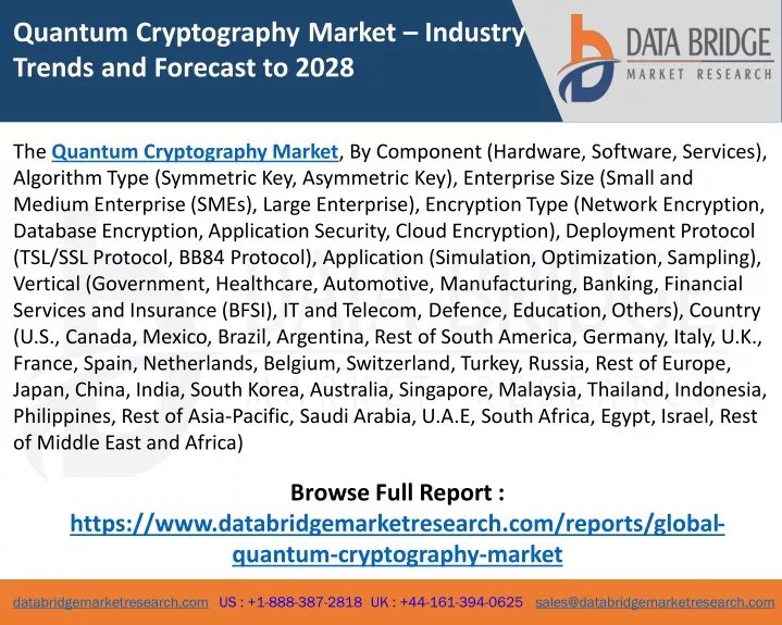 quantum cryptography market industry trends