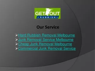 Hard Rubbish Removal Melbourne