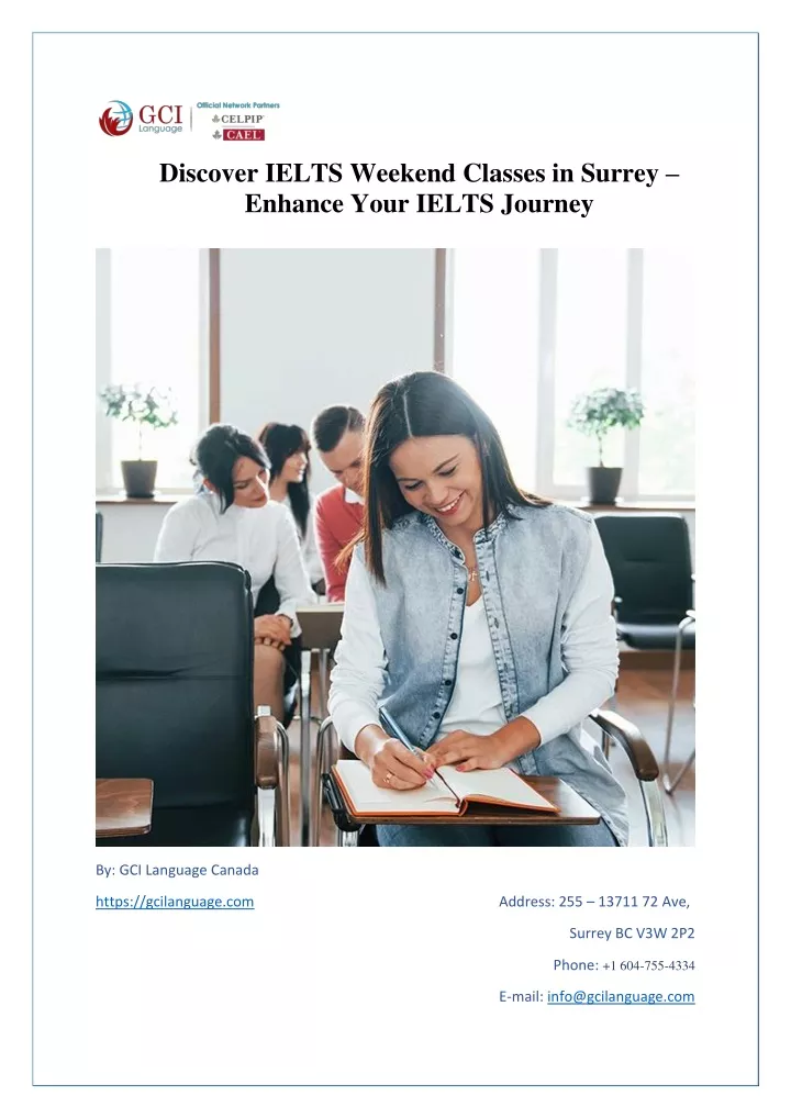 discover ielts weekend classes in surrey enhance