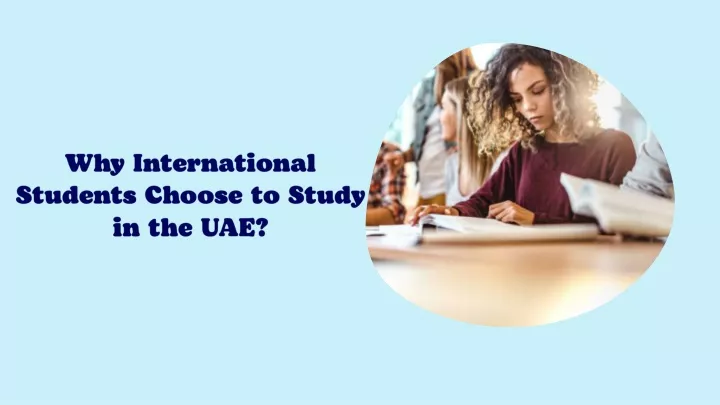 why international students choose to study