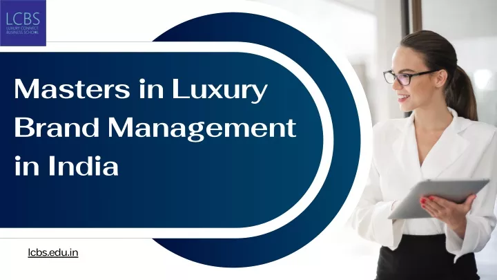 masters in luxury brand management in india