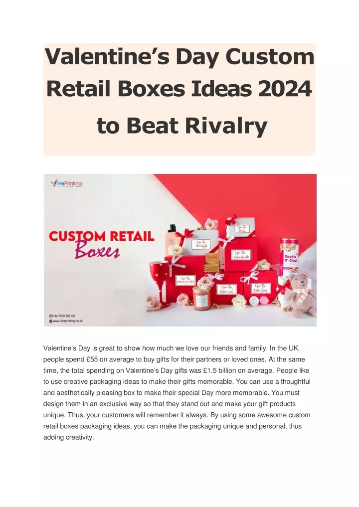 valentine s day custom retail boxes ideas 2024