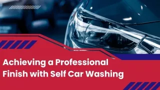 Technological Solutions for Efficient Car Cleaning