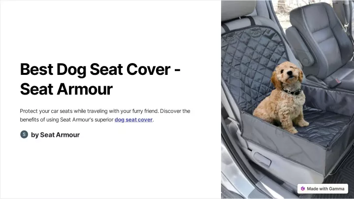 best dog seat cover seat armour