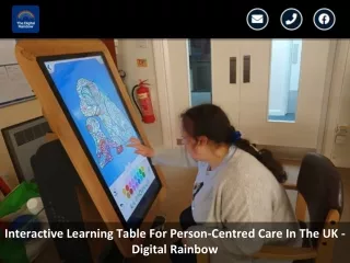 Interactive Learning Table For Person-Centred Care In The UK - Digital Rainbow