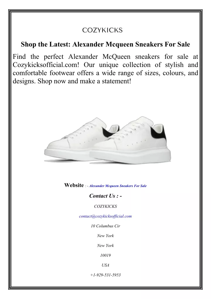 shop the latest alexander mcqueen sneakers