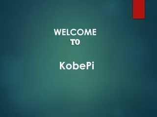 welcome to