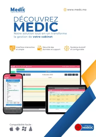 Logiciel de gestion pour cabinet medical au Maroc.