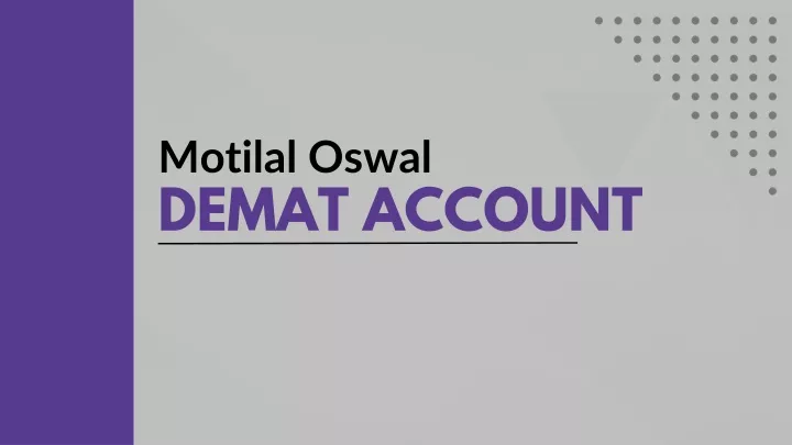 motilal oswal