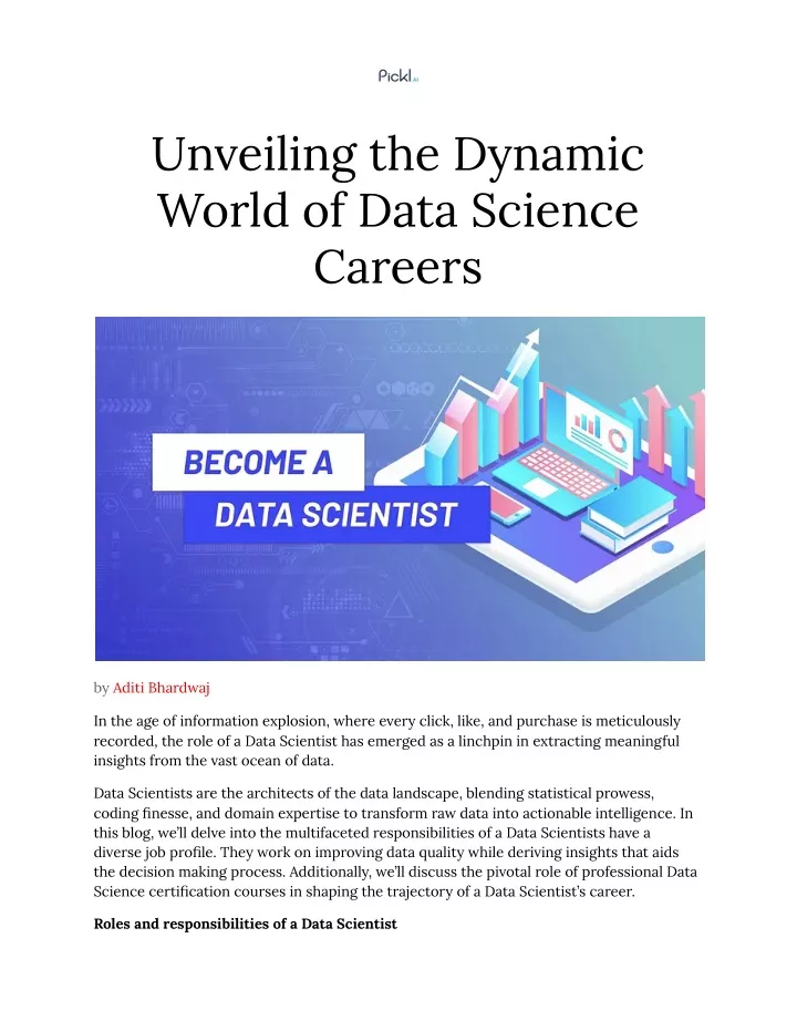 unveiling the dynamic world of data science