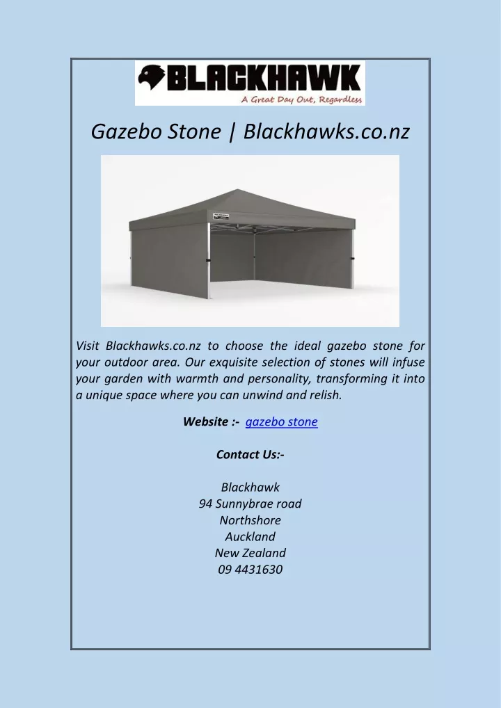 gazebo stone blackhawks co nz