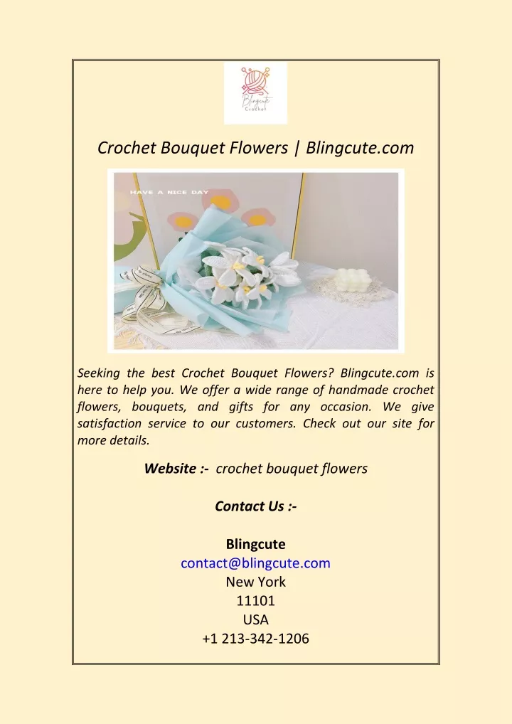 crochet bouquet flowers blingcute com