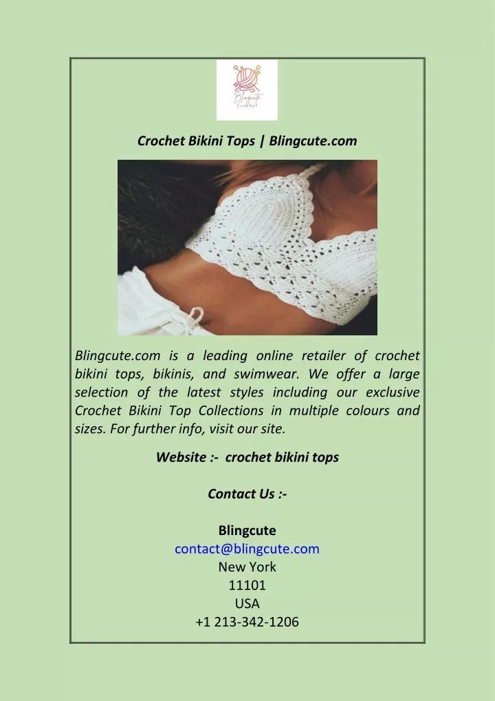 crochet bikini tops blingcute com