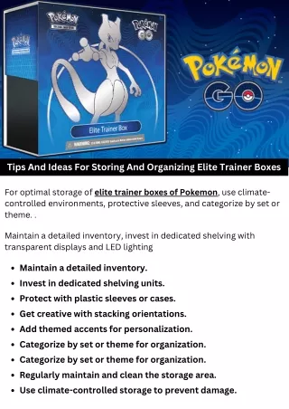 tips and ideas for storing and organizing elite