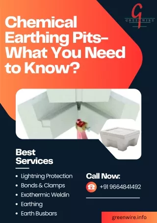 Chemical Earthing Pits- What You Need to Know