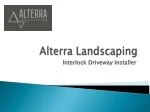 Interlock Driveway Installer - slide 1