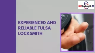 OKC Locksmith JB Tulsa-Locksmith Services in Tulsa OK