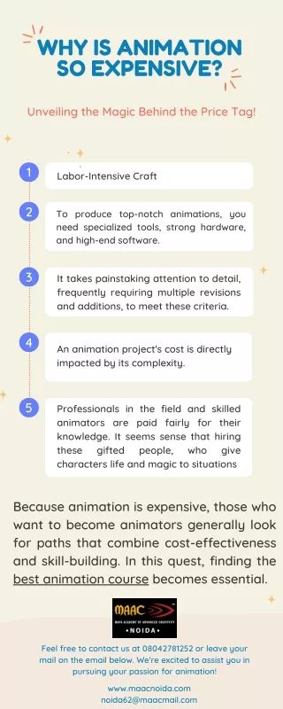 why animation is so expensive