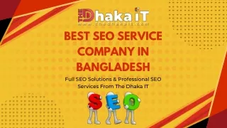 best SEO service agency in Bangladesh