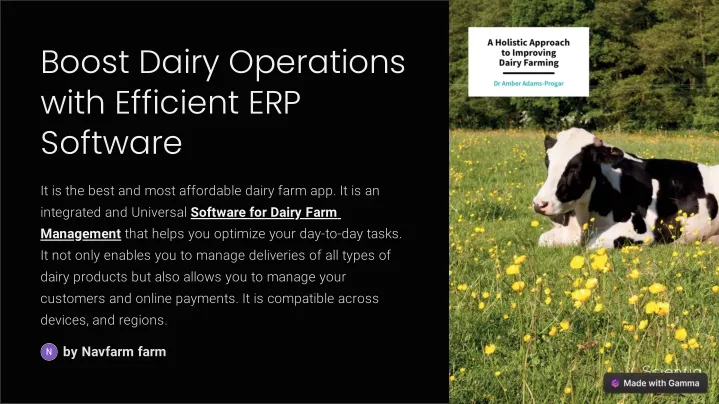 boost dairy operations with efficient erp software