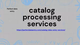 Eliminate Listing Errors with Our Catalog Data Entry Services