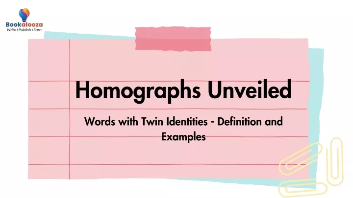 homographs unveiled
