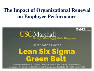 The Impact of Organizational Renewal on Employee Performance