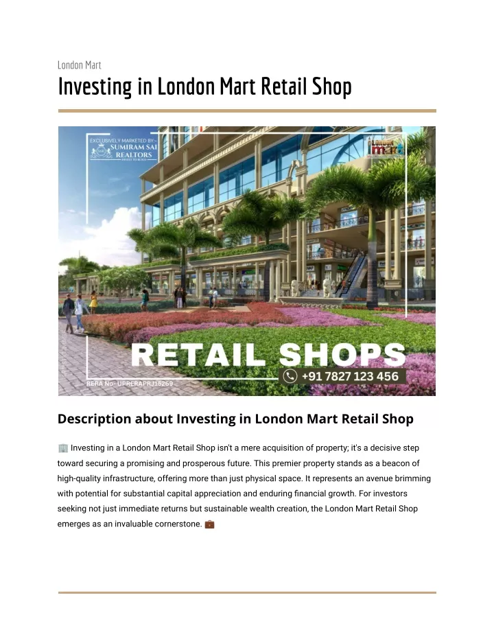 londonmart investinginlondonmartretailshop