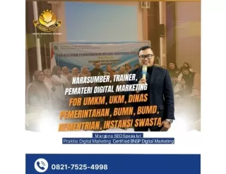 0821.7525.4998| Pendamping Digital Marketing Belitung Margiono SEO