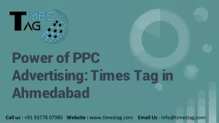 power of ppc advertising times tag in ahmedabad
