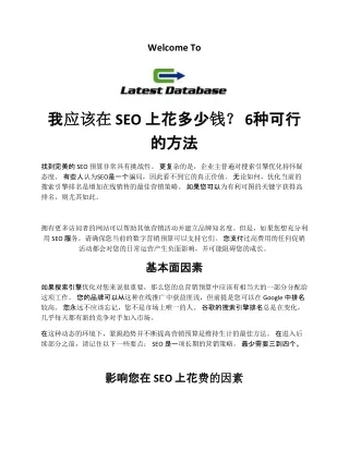 我应该在 SEO 上花多少钱？ 6种可行的方法