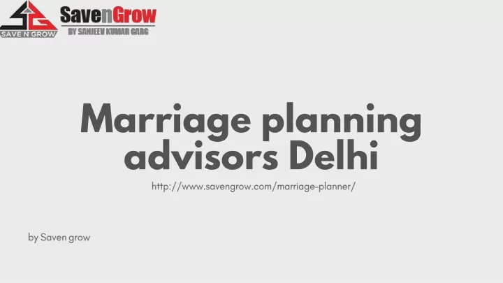 marriage planning advisors delhi