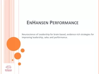Neuroscience Leadership | Enhansen Performance