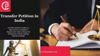 Transfer Petition in India