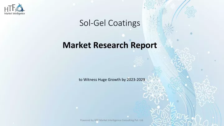 sol gel coatings market research report