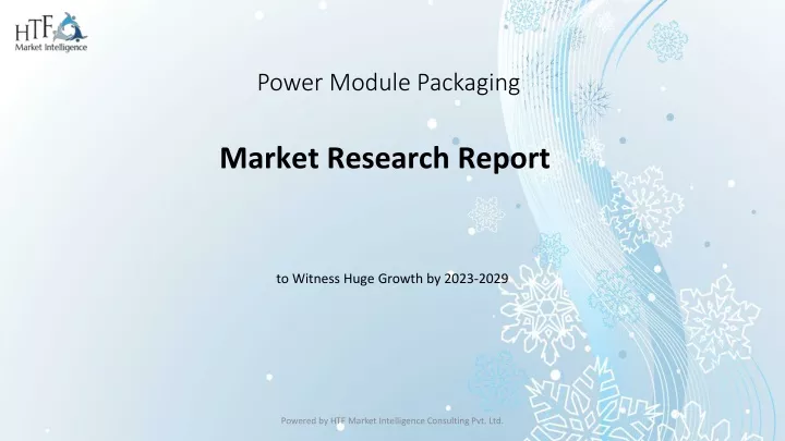 power module packaging market research report