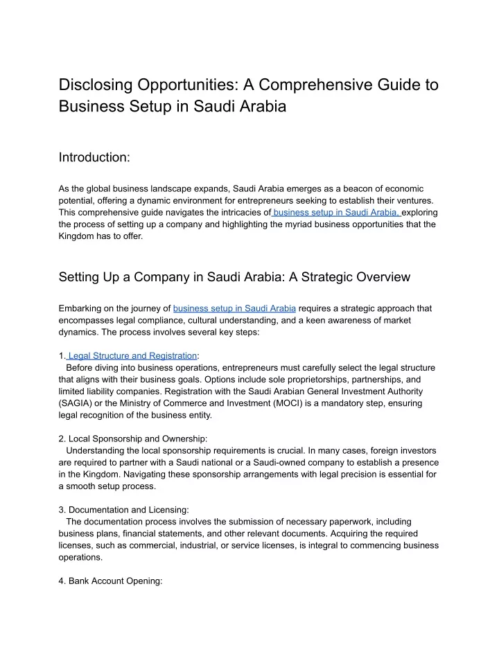 disclosing opportunities a comprehensive guide