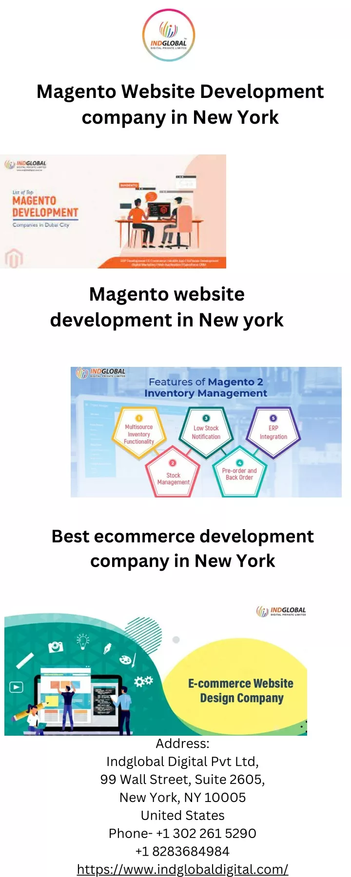 magento website development company in new york