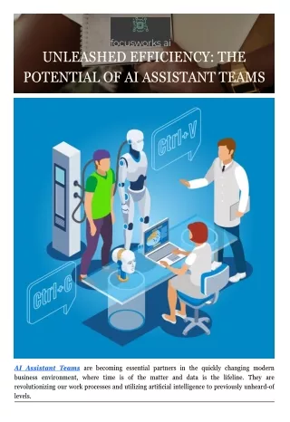 Unleashed Efficiency The Potential of AI Assistant Teams