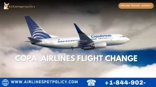 How can I change my Copa Airlines flight?