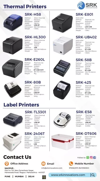 Thermal and Label Printers