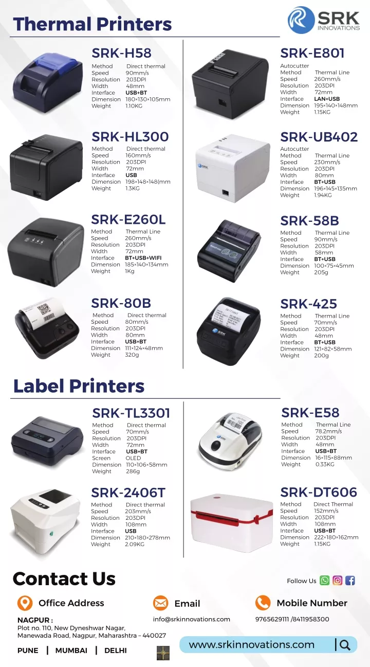 thermal printers