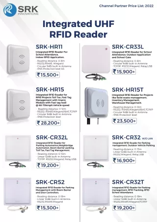 SRK UHF RFID Reader Price List 2023