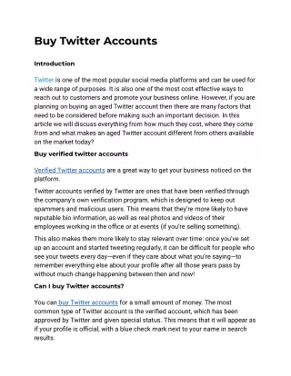 Buy Old Twitter Accounts-Buysmmit USA