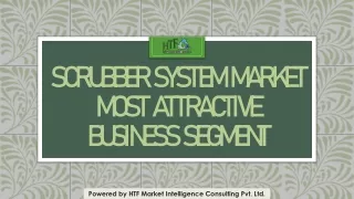 Scrubber System Market Most Attractive Business Segment
