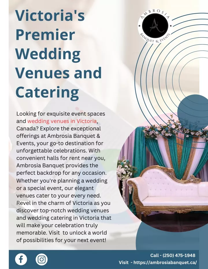 victoria s premier wedding venues and catering