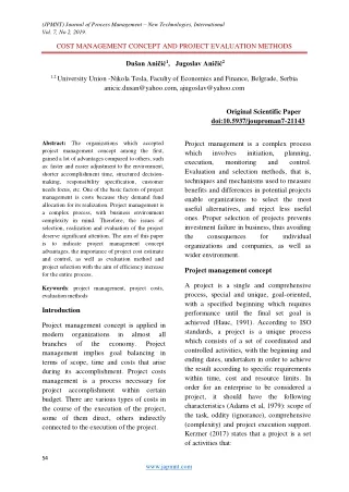 jpmnt journal of process management